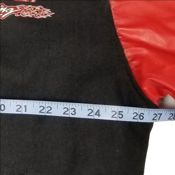 NWT Steve and Barry's Chevrolet Racing Bomber Letterman Jacket Men's Size Large - Picture 13 of 16